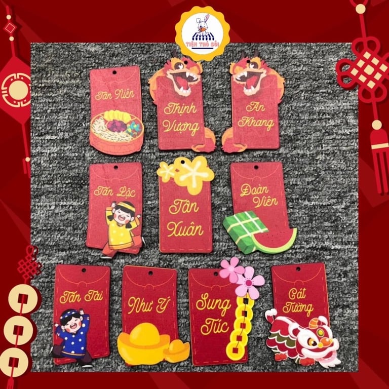 SET PHỤ KIỆN TREO TRANG TRÍ BẰNG GỖ