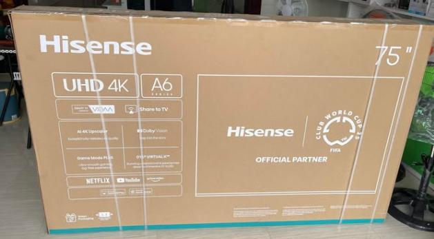 Smart Tivi Hisense 4K 75 inch 75A6Q