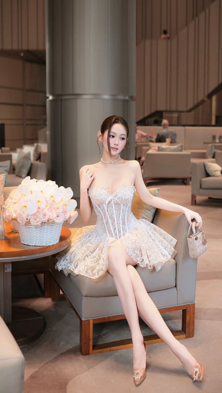 Váy ngắn thiết kế Thaobibi