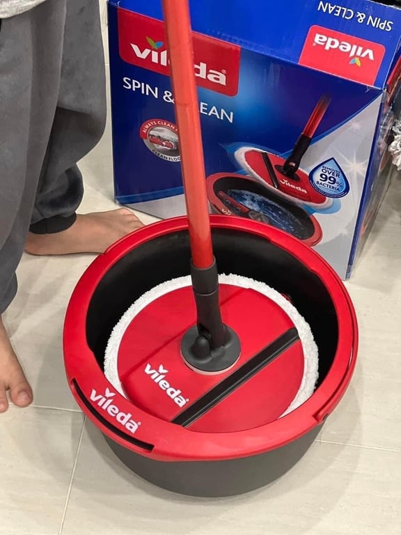 Cây lau nhà Đức Vileda Spin and Clean TSU161821