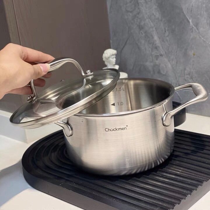 CKM328: Nồi sữa hai quai Chockmen 18cm