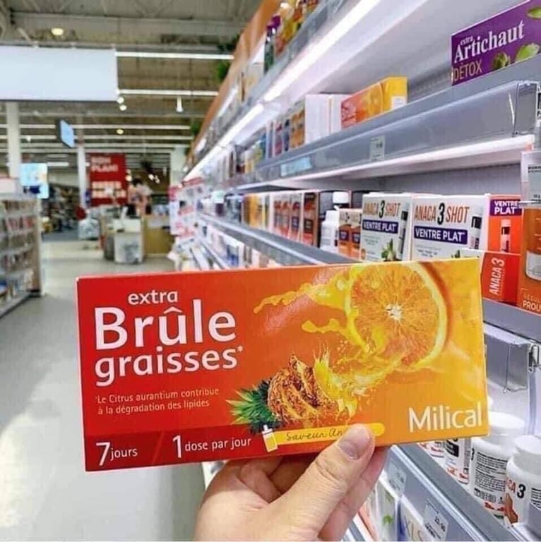 DETOX CAM DỨA MILICAL BRULE GRAISSES - GIẢM CÂN - ĐỐT MỠ THỪA