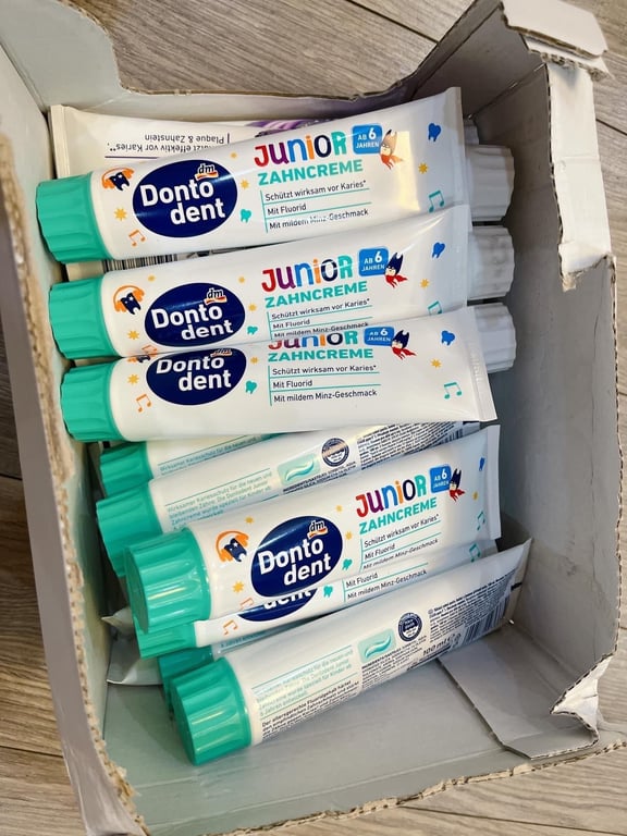 Kem đánh răng CHỐNG SÂU RĂNG trẻ em DONTO DENT JUNIOR