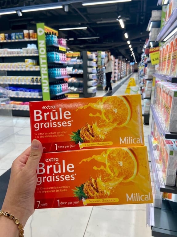 DETOX CAM DỨA MILICAL BRULE GRAISSES - GIẢM CÂN - ĐỐT MỠ THỪA