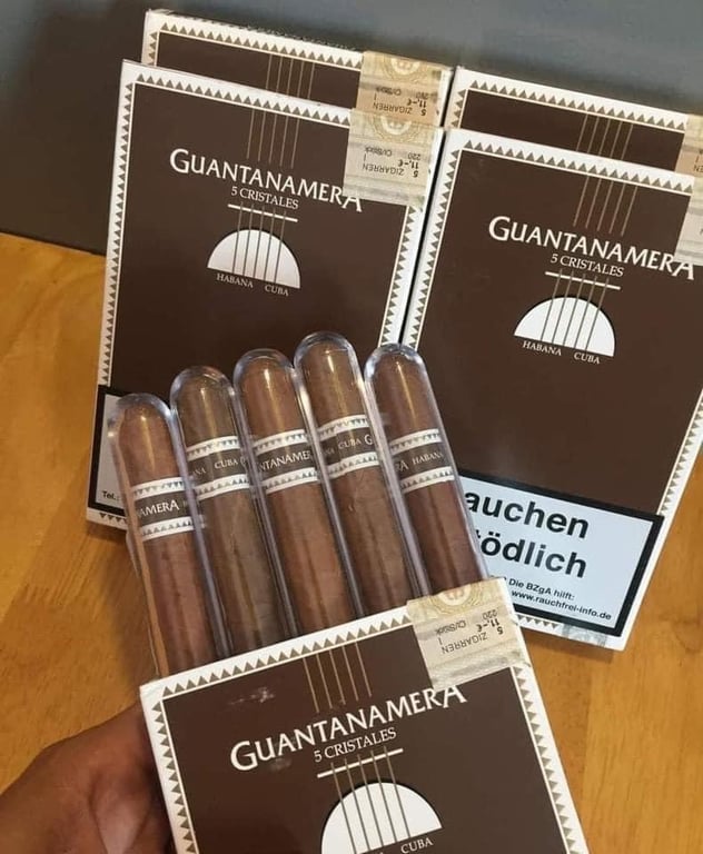 🇩🇪 Cigar GUANTANAMERA Cristales