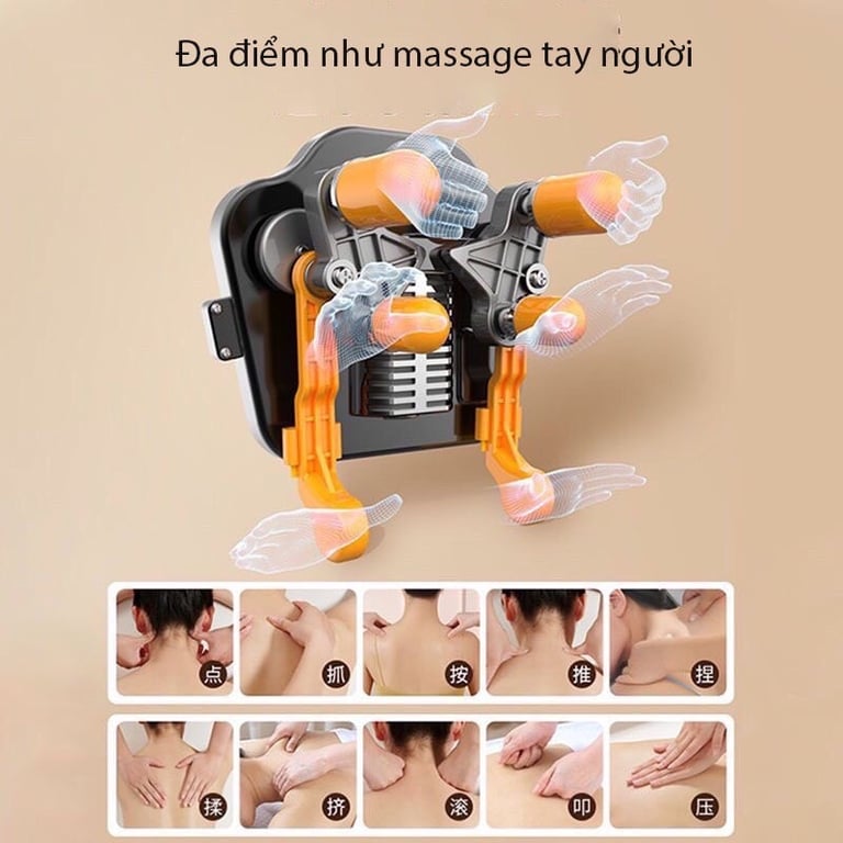 MÁY MASSAGE VAI CỔ VAI GÁY THẾ HỆ MỚI 2024