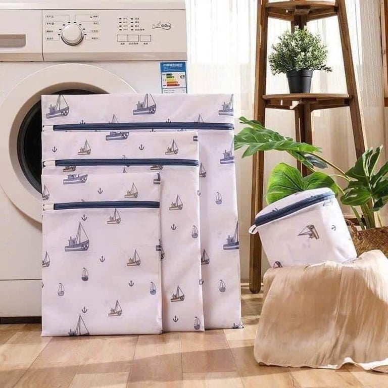 SET TÚI LƯỚI GIẶT ĐỒ 5 MÓN 3 LỚP CAO CẤP MẪU MỚI NHẤT