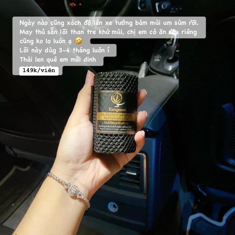 Than hoạt tính chống say xe thái lan