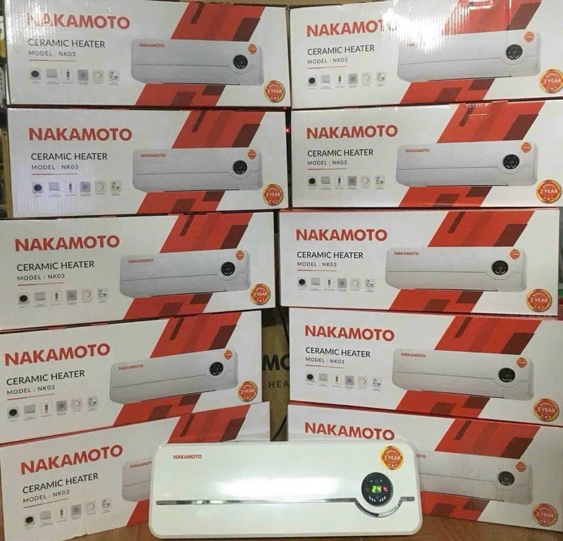 Máy sưởi gốm Nakamoto NK03 có điều khiển-