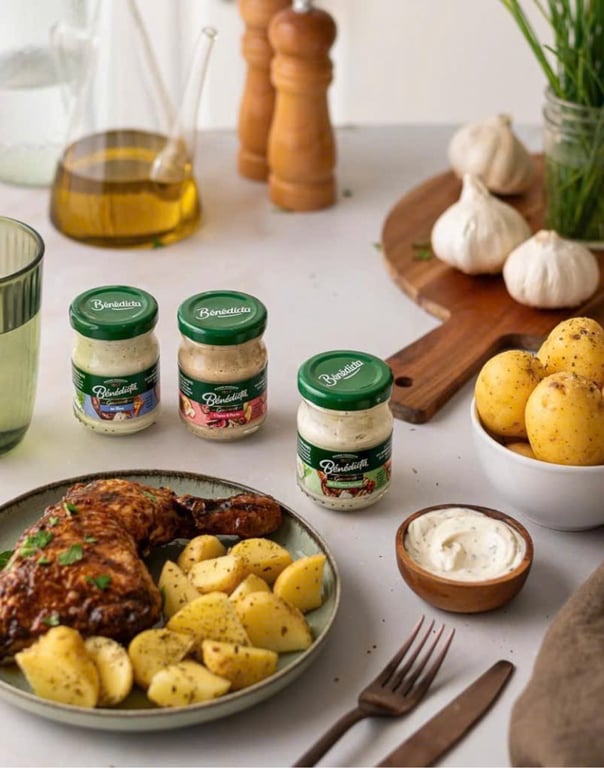 SET XỐT BENEDICTA 6 VỊ