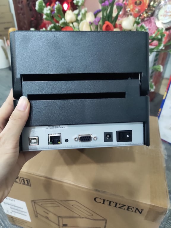 MÁY IN MÃ VẠCH CITIZEN CLE321 300DPI