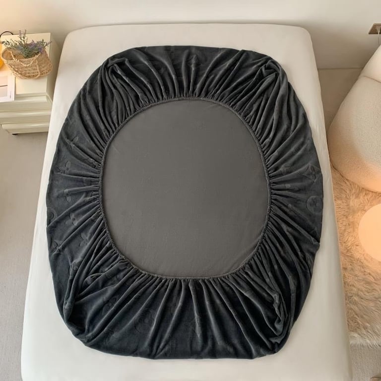 Set ga gối nỉ thương hiệu LV 1.6m-1.8m-2m