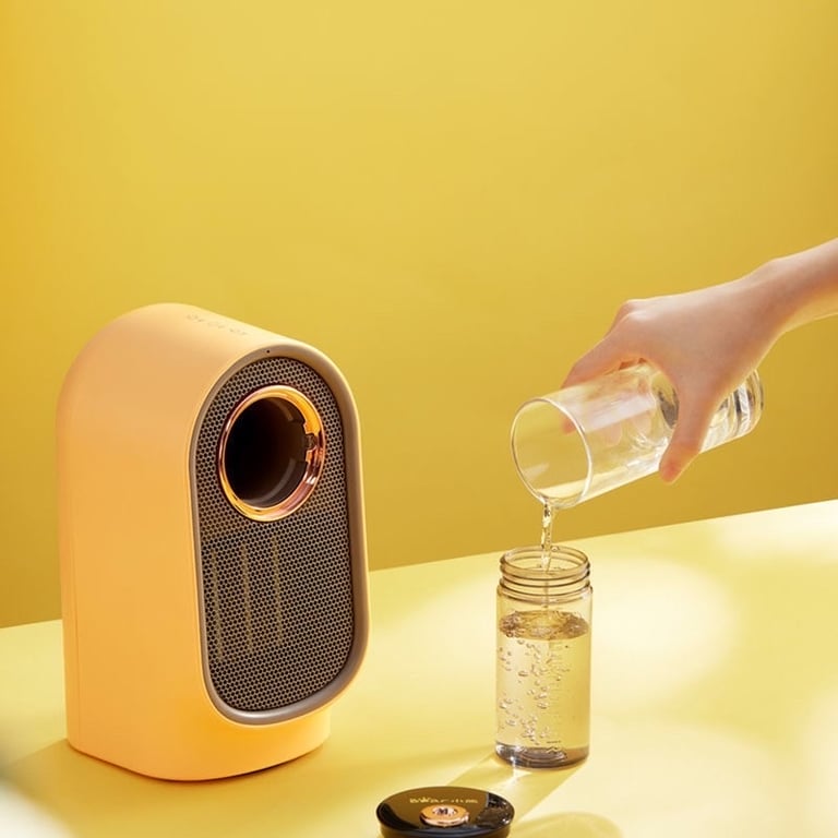 Quạt sưởi để bàn kèm phun sương bù ẩm bear DNQ A08R1