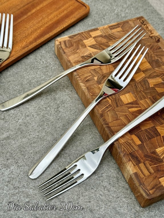 Set 5 thìa/dĩa inox cao cấp Sabatier 20cm xuất Mỹ