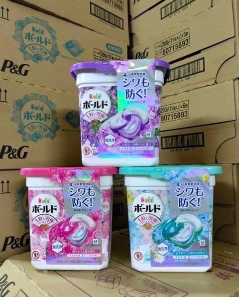 HỘP VIÊN GIẶT XẢ BOLD 4 IN 1 Nhật Bản
