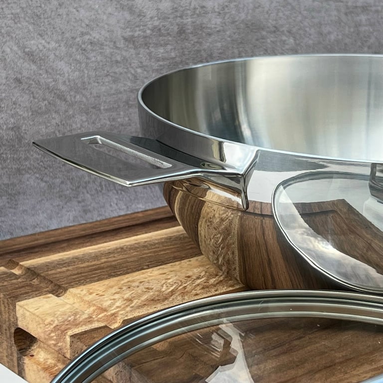 Chảo lẩu đúc inox 16/10 Kaiyo size 24-26