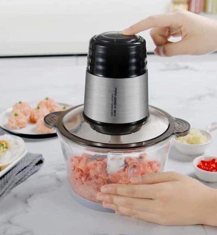 MÁY XAY THỊT ĐA NĂNG CỐI THUỶ TINH RANBEM 224A