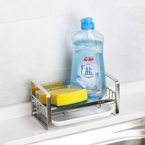 KỆ ĐỰNG ĐỒ RỬA CHÉN DÁN TƯỜNG GI-HOME KT24