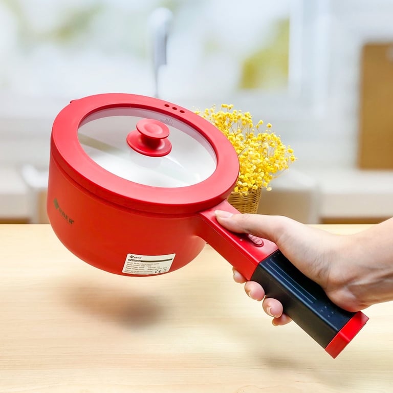 Bộ nồi điện có chống dính kèm xửng hấp Arber