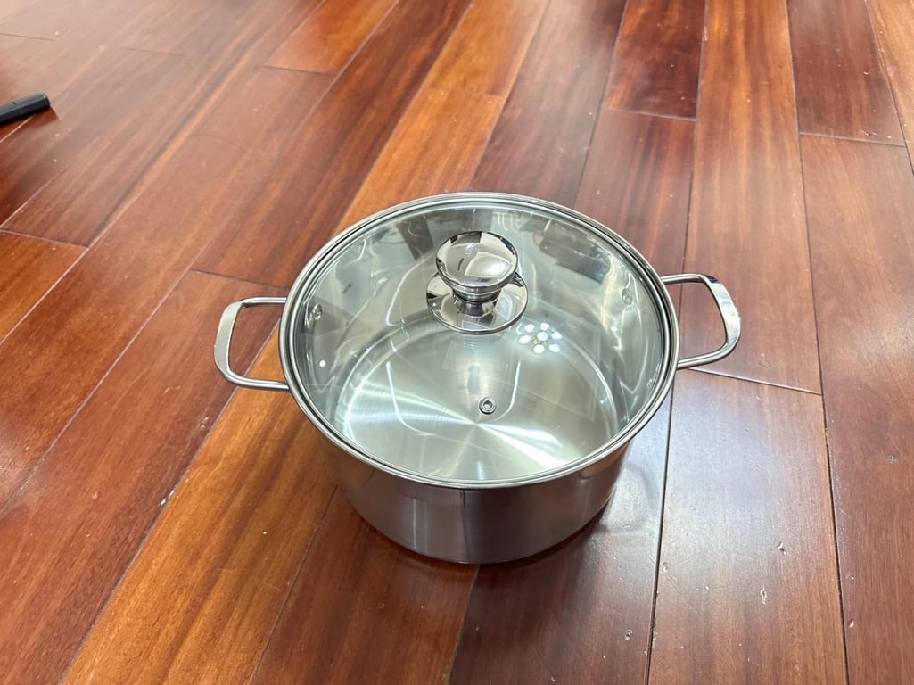 Nồi luộc size 24cm cao thành đáy 5 lớp elmich