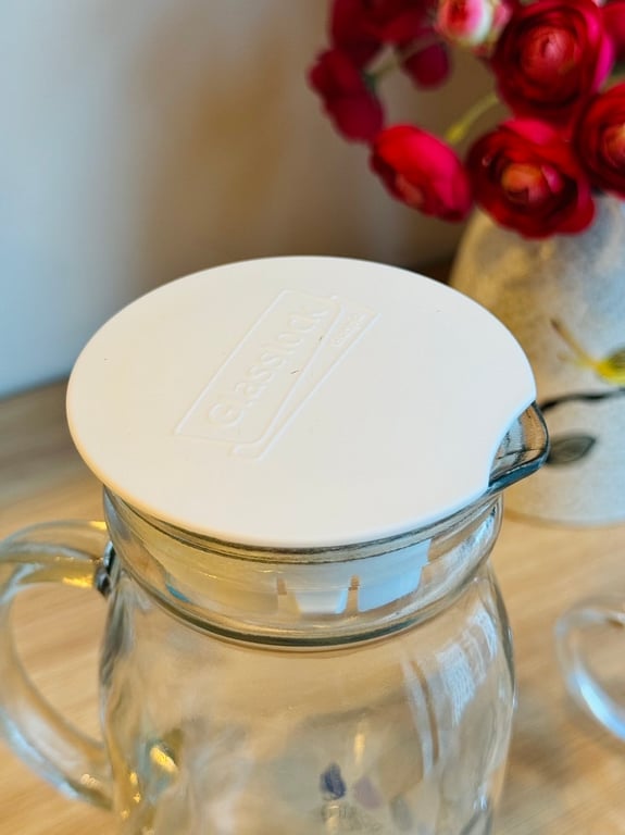 BỘ BÌNH KÈM 2 CỐC THUỶ TINH CƯỜNG LỰC HÀN QUỐC GLASSLOCK 1000 + 280ML🥂GL1614