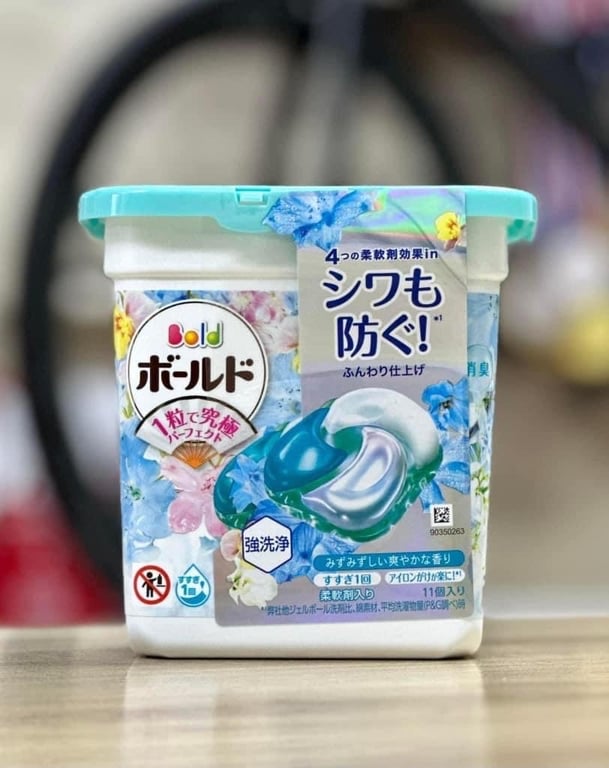 HỘP VIÊN GIẶT XẢ BOLD 4 IN 1 Nhật Bản