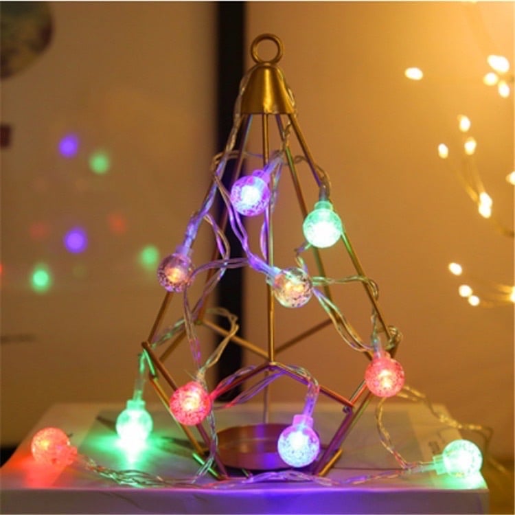 ĐÈN NHÁY BI BỌT TRANG TRÍ ( Đa sắc màu)