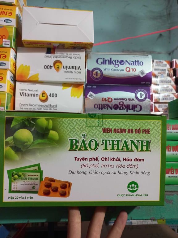Ngậm  bảo thanh HOA LINH h/20 vỉ