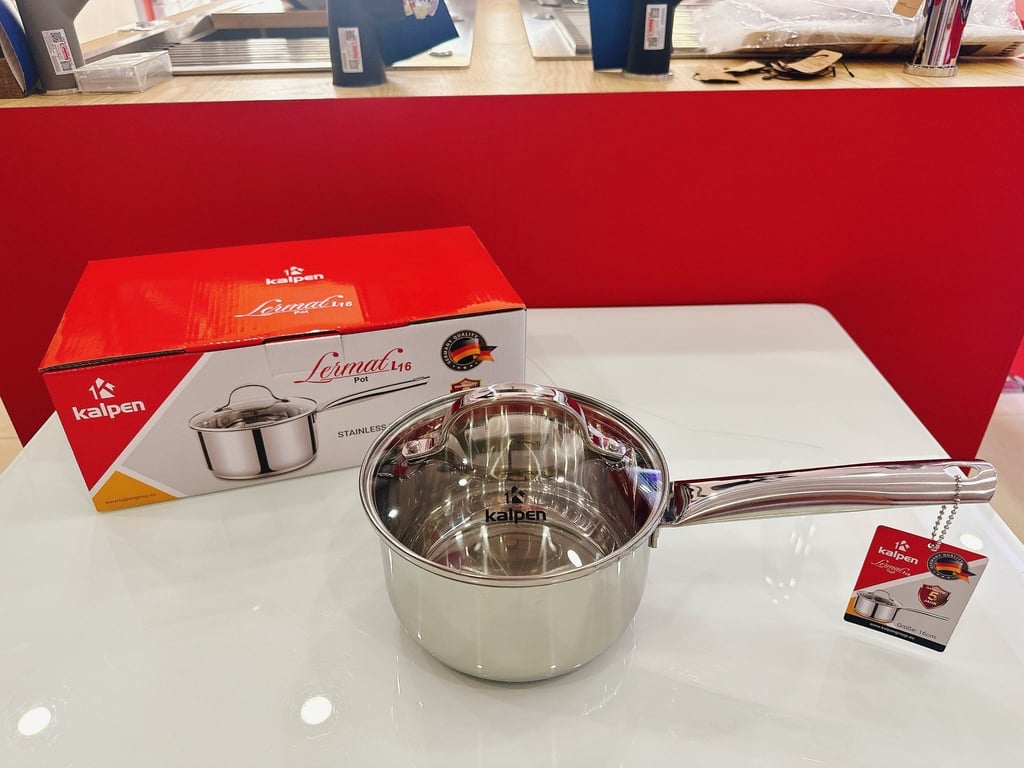 QUÁNH INOX 304 CAO CẤP KALPEN LERMAT L16 SIZE 16CM