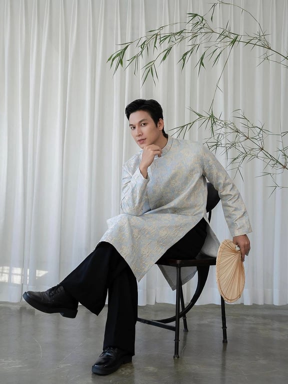 ADN Oao gấm loang - xanh M/L/XL/XXL/XXXL