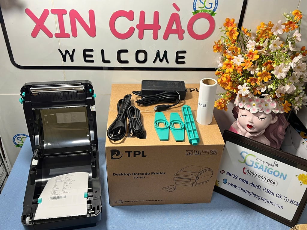 Máy in mã vạch TPL TD-401