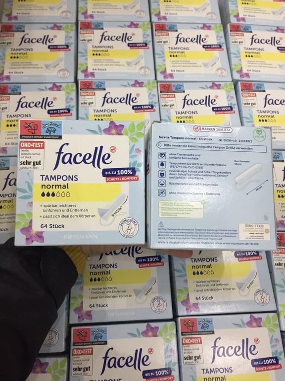 Tampon FACELLE 3 giọt va 4 giọt