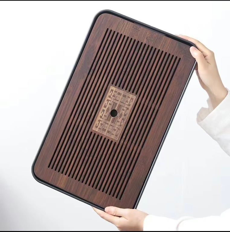 KHAY TRÀ GỖ TRE GIÀ