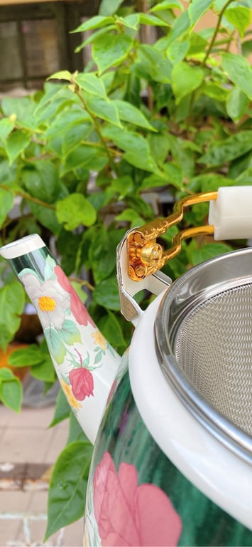 🌷 🌷 🌷 ẤM HOA TRÁNG MEN  3.3L❤️