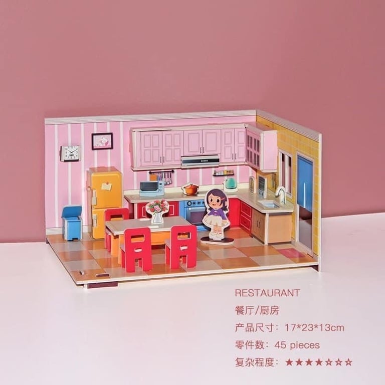 ĐỒ CHƠI LẮP GHÉP NHÀ 3D DIY