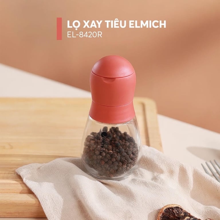 LỌ XAY TIÊU ELMICH 150ml