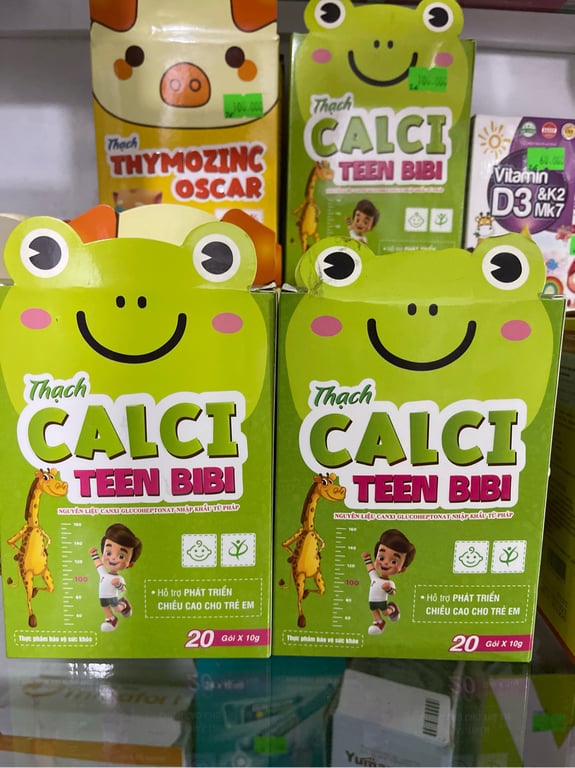 Thạch calci vạn tam hộp 20 gói