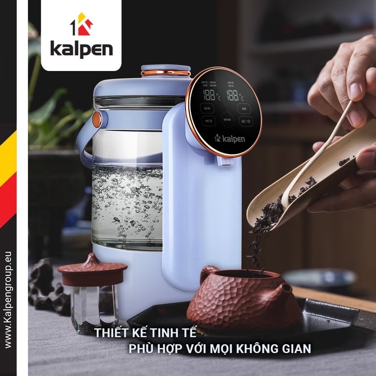 Bình Thuỷ Điện Điều Chỉnh Nhiệt Độ Kalpen KK99 Dung tích 2,5L