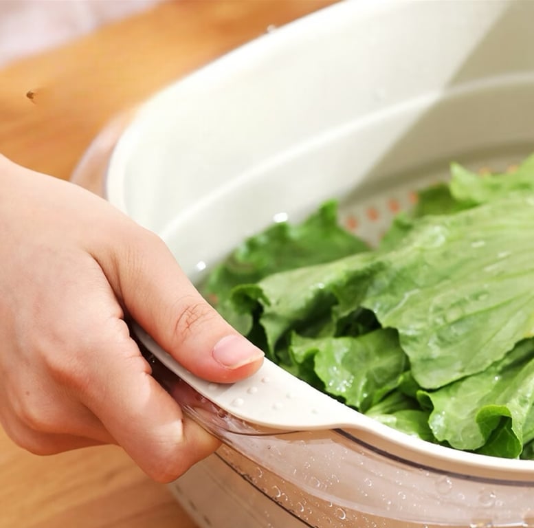 Set rổ nhựa kèm thau 6 món 2 trong 1