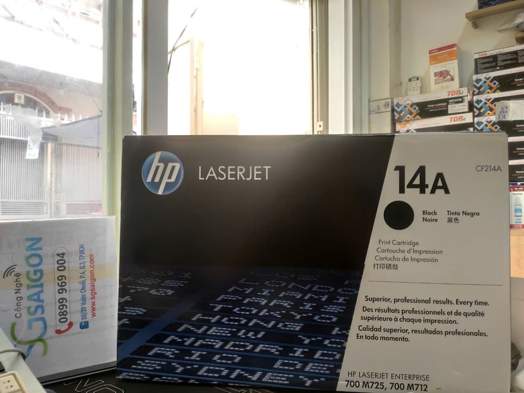 Hộp Mực In HP 14A Black Original LaserJet Toner Cartridge (CF214A)