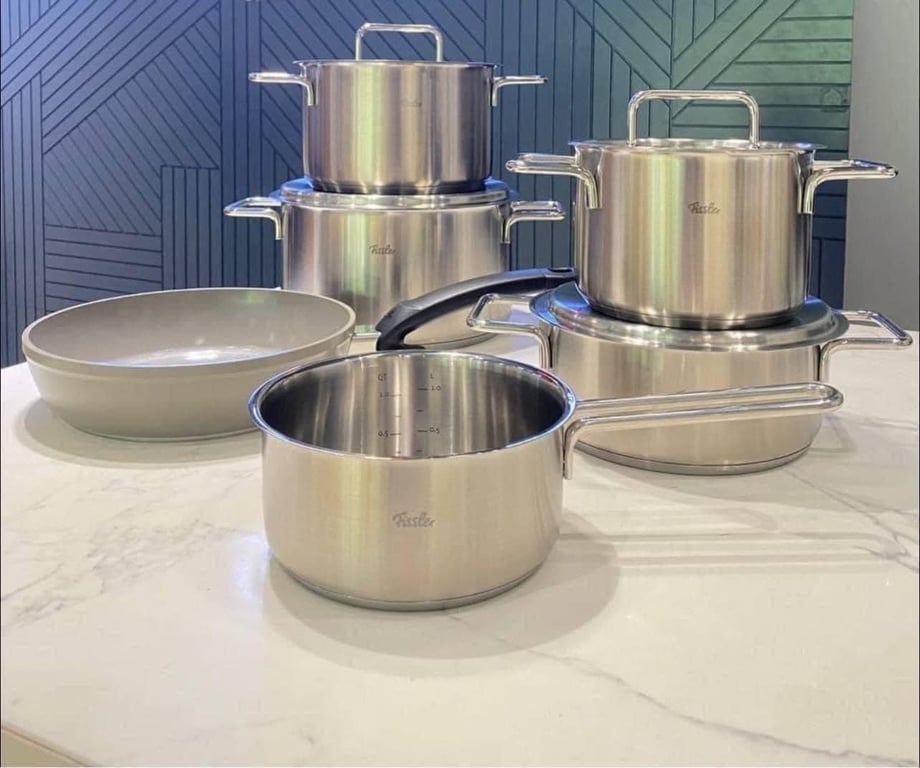 BỘ NỒI FISSLER PURE COLLECTION 6 MÓN KÈM 1 CHẢO CHỐNG DÍNH 24 CM