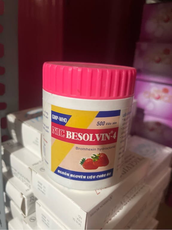 Bromhexin 4 c/500v nén nic bissolvin