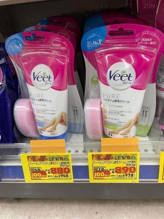 Kem tẩy lông 𝑽𝒆𝒆𝒕 𝑷𝒖𝒓𝒆 Nhật