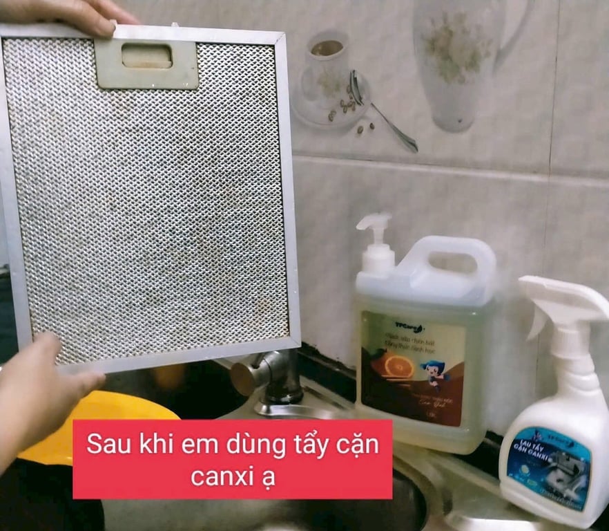 LAU TẨY CẶN CANXI TPCARE