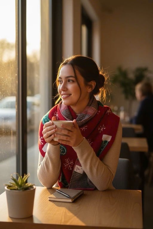 Khăn Quàng Cổ Nezumi Sang, Ấm, Chuẩn Gu Mùa Đông 🎄