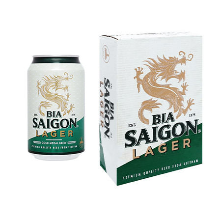 Bia Sài Gòn - Lon 330ml