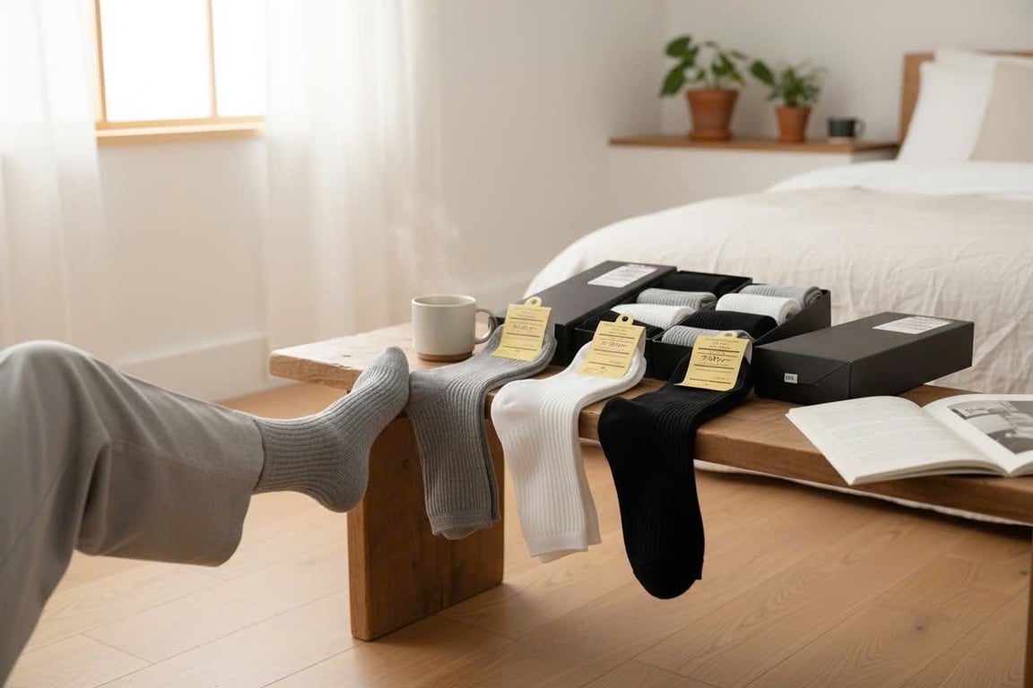 Hộp 8 đôi🧦 TẤT KHỬ MÙI MUJI NHẬT BẢN