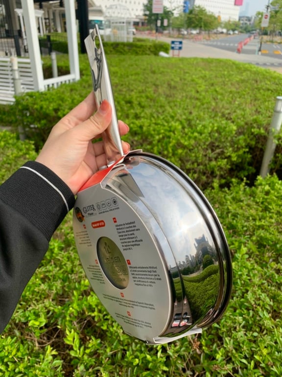 CHẢO INOX 304 CHỐNG DÍNH CAO CẤP 5 ĐÁY KALPEN Size 18CM