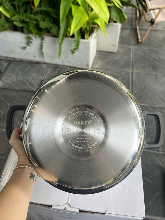 NỒI ÁP SUẤT INOX ĐÁY TỪ LIỀN KHỐI KAILER 7L