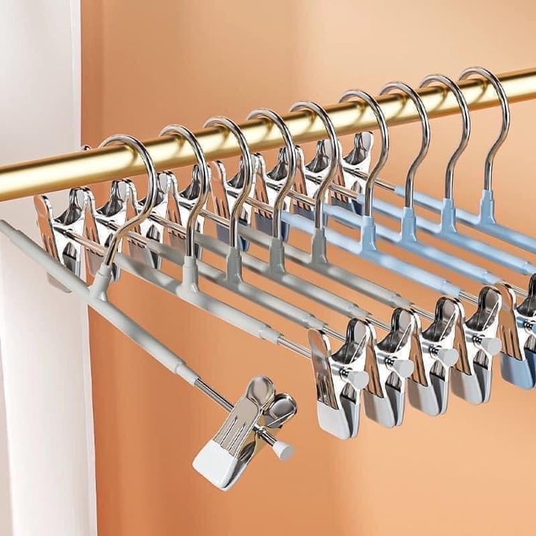 Set 10c Set Móc kẹp quần âu, váy chống trượt